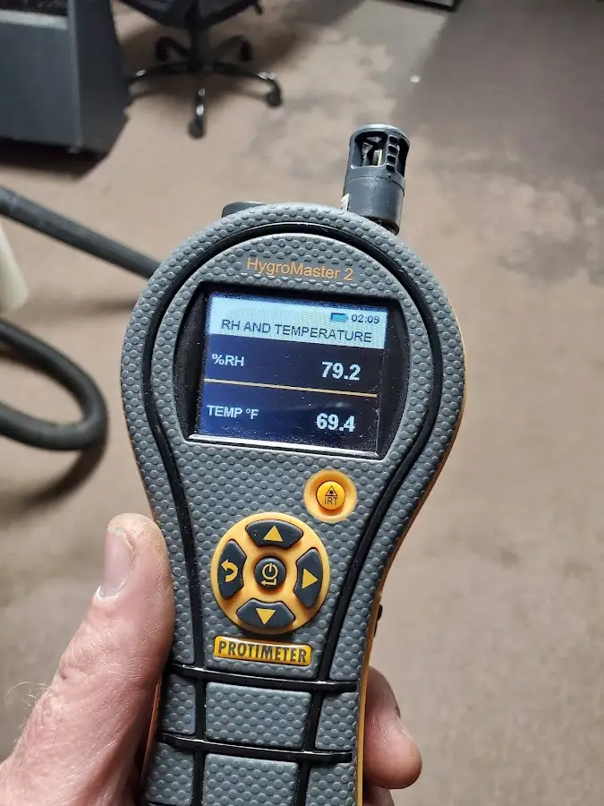 Moisture meter humidity assessment for Fire & Smoke Damage Restoration in Hopedale